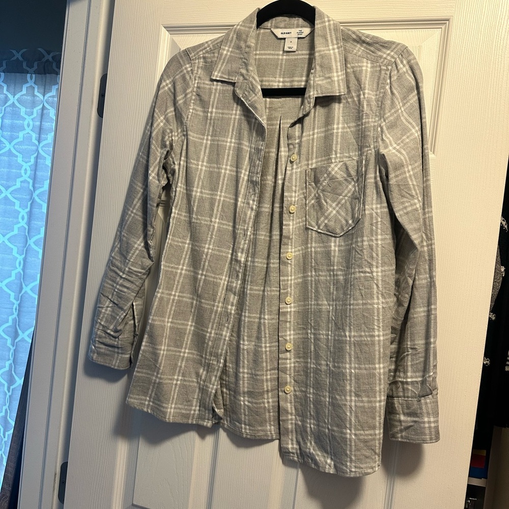 Old Navy Plaid Button Down 2 pack